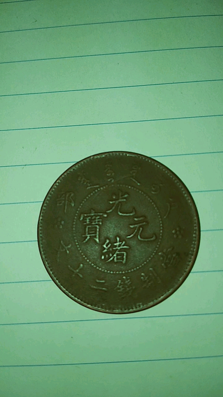 光绪元宝,户部二十文有喜欢的喊我.