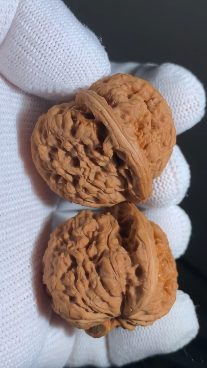 文玩核桃#龙洞裕狮子头,入水秒沉,高密度.