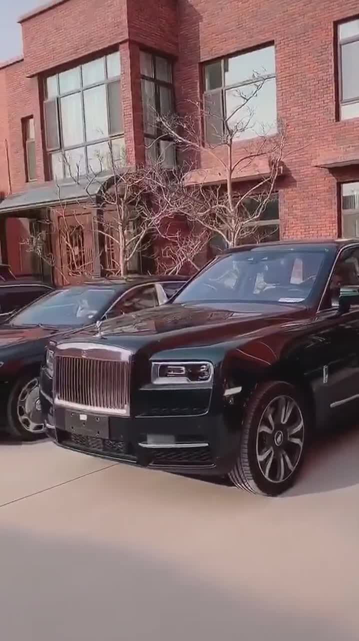 一台让劳斯莱斯都低调的豪车,停在这里,一旁的库里南也黯然失色!