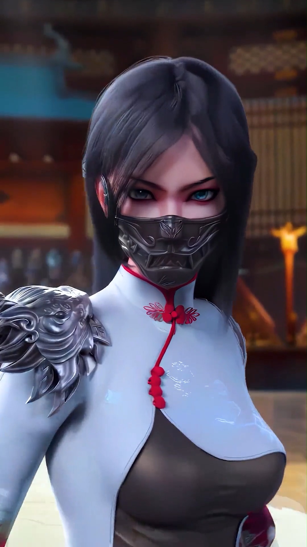 阿七身手敏捷,从无败绩,冷酷女杀手 #国漫女神 #元龙动画 #壁纸-度小