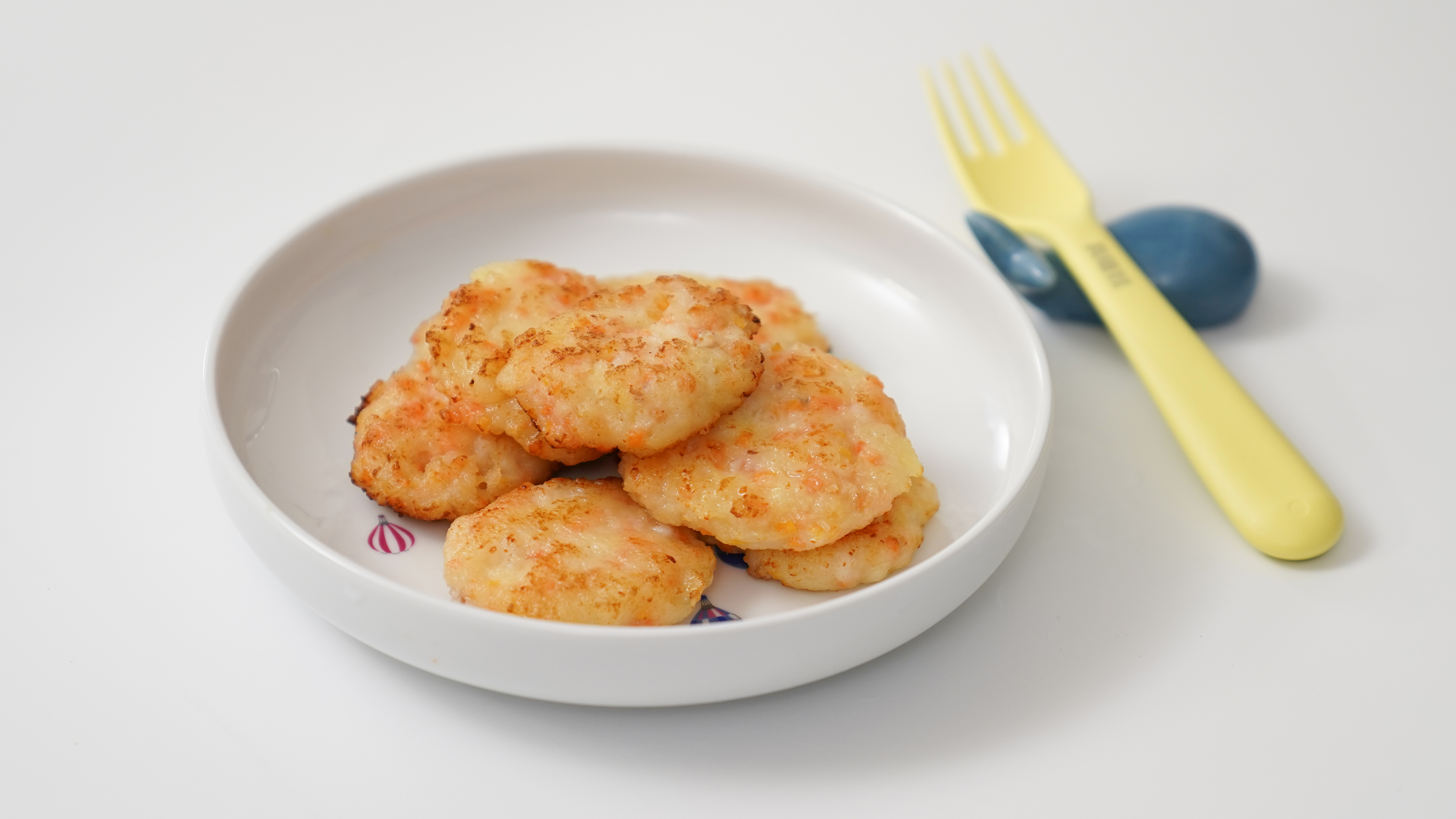 一周给宝宝做五次的辅食,鳕鱼土豆饼,营养丰富易于宝宝智力发育