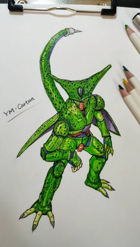 动漫手绘#有的画看的复杂,其实并不难,一起来画吧,这次七龙珠里的沙鲁