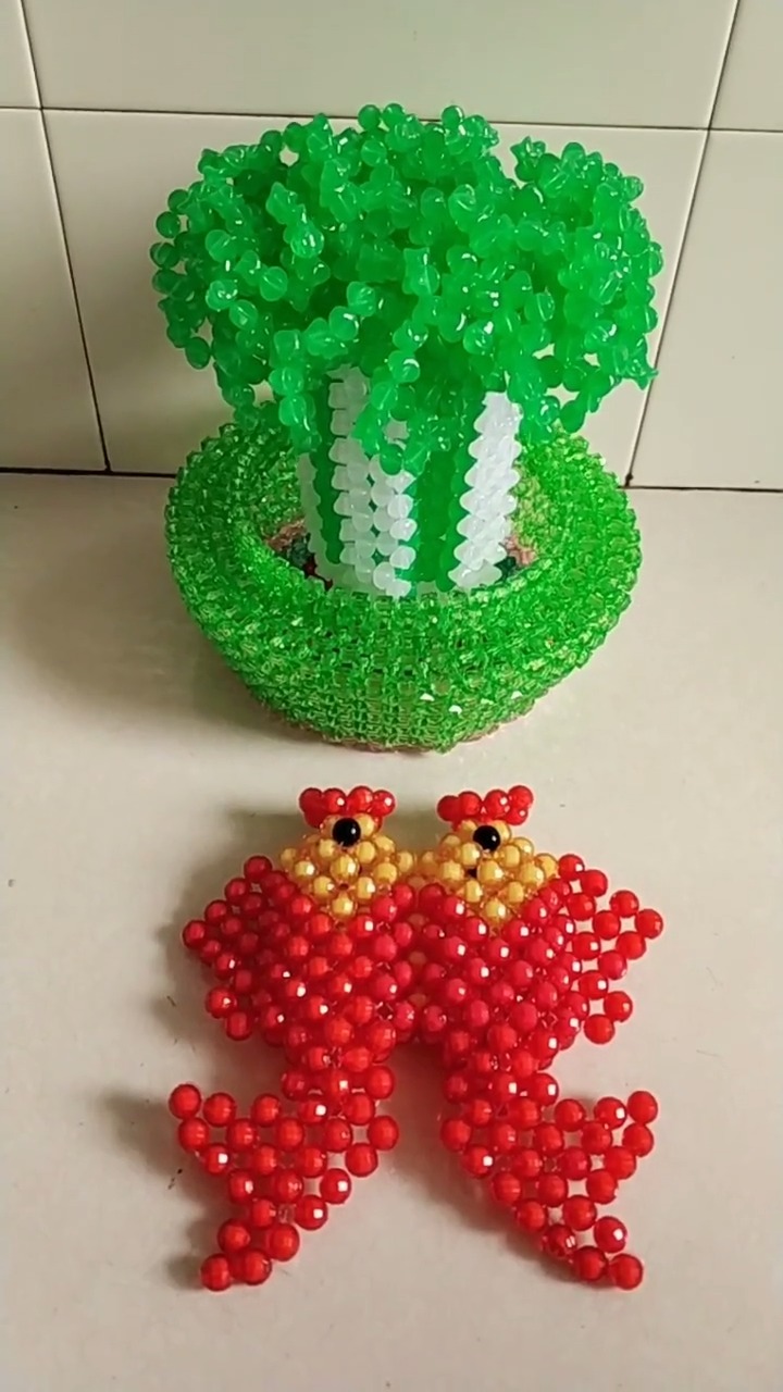 手工制作#我的串珠作品