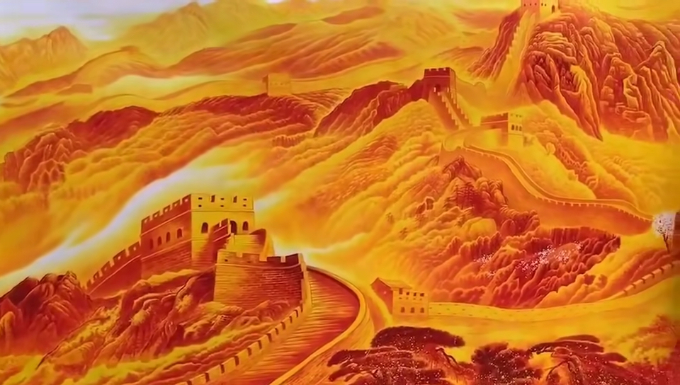 艺惠藏#王大为山水画作品长城