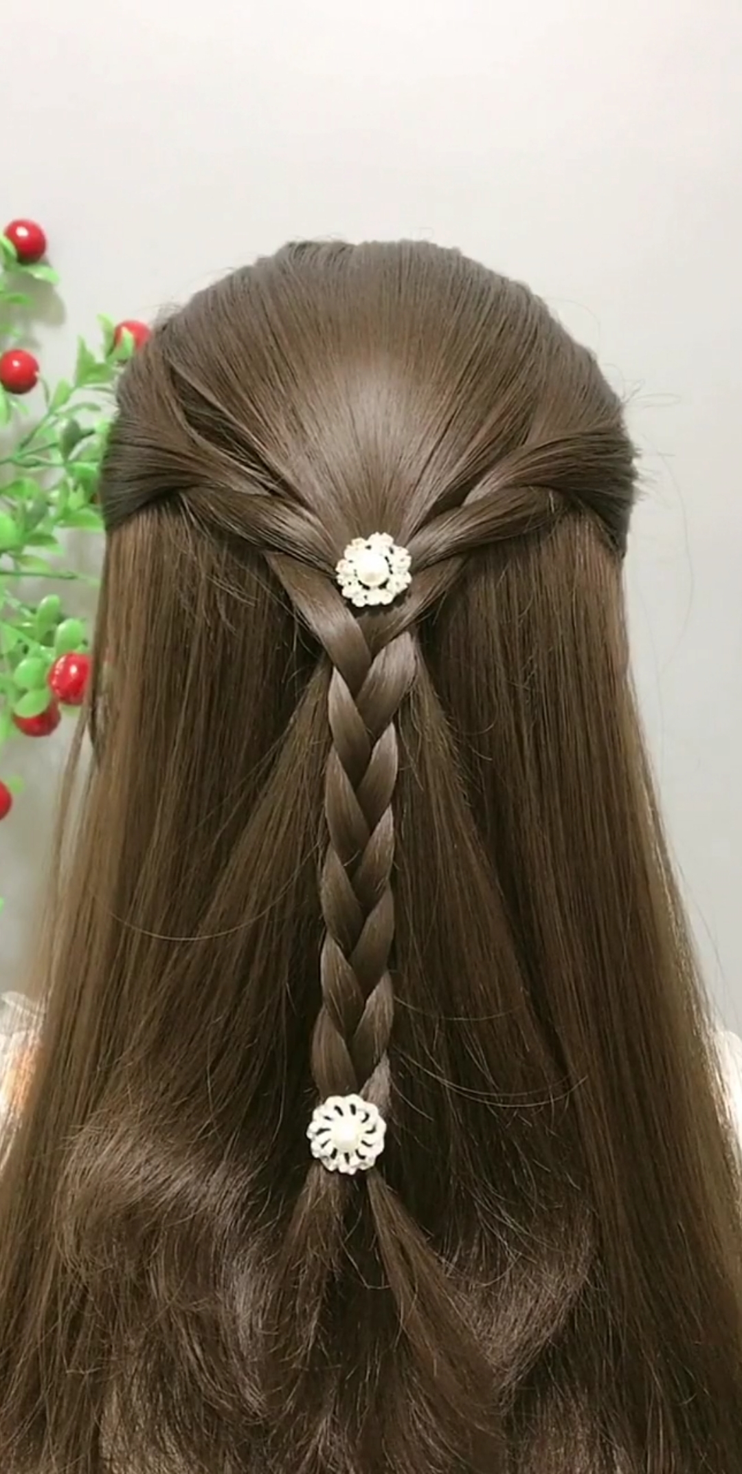 快要憋疯的你#这样的三股辫太好看了