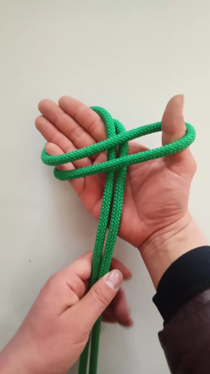 双套无绳尾式正宗约式称人结!