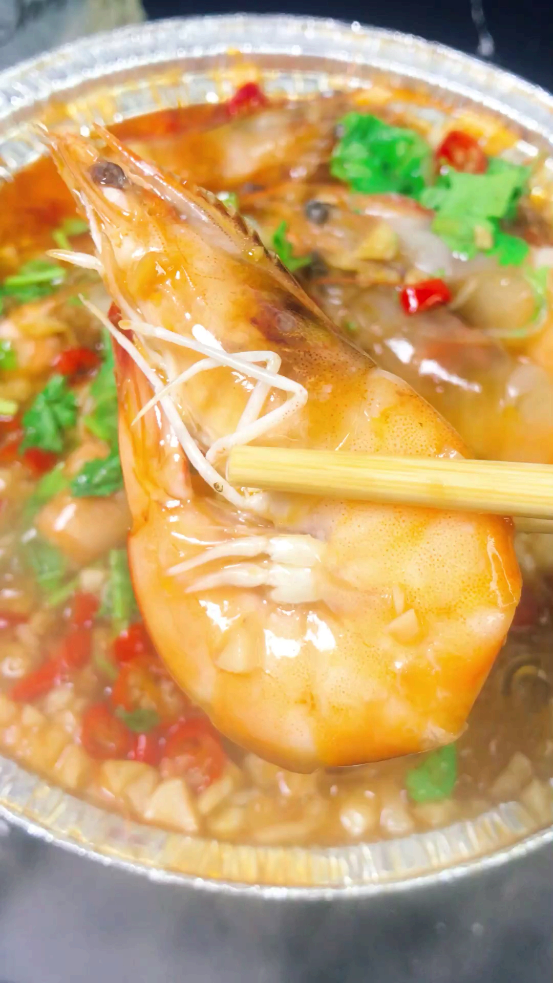 锡纸蒜蓉虾,太好吃了吧