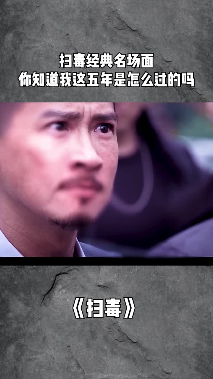 扫毒经典名场面你知道我这五年是怎么过的吗