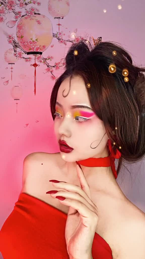 妲己仿妆我要上热门逆天化妆术