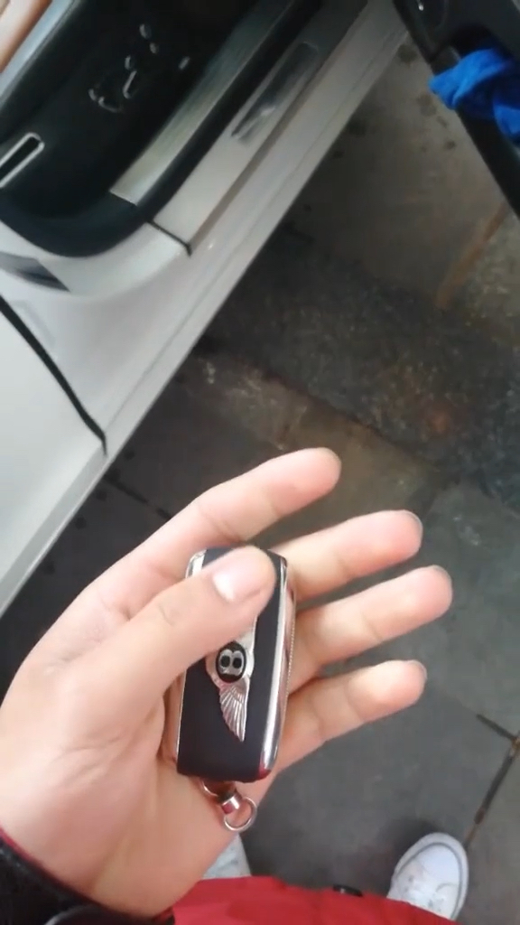 大家猜我手里拿的是什么车钥匙?