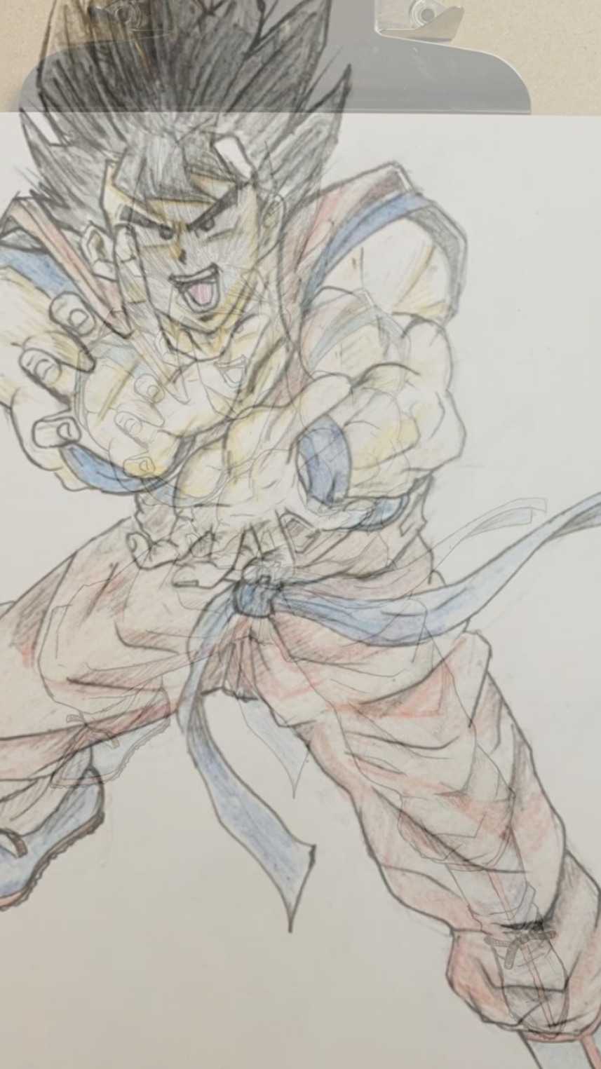 画画原来如此简单#龟派气功是不是无敌功法?