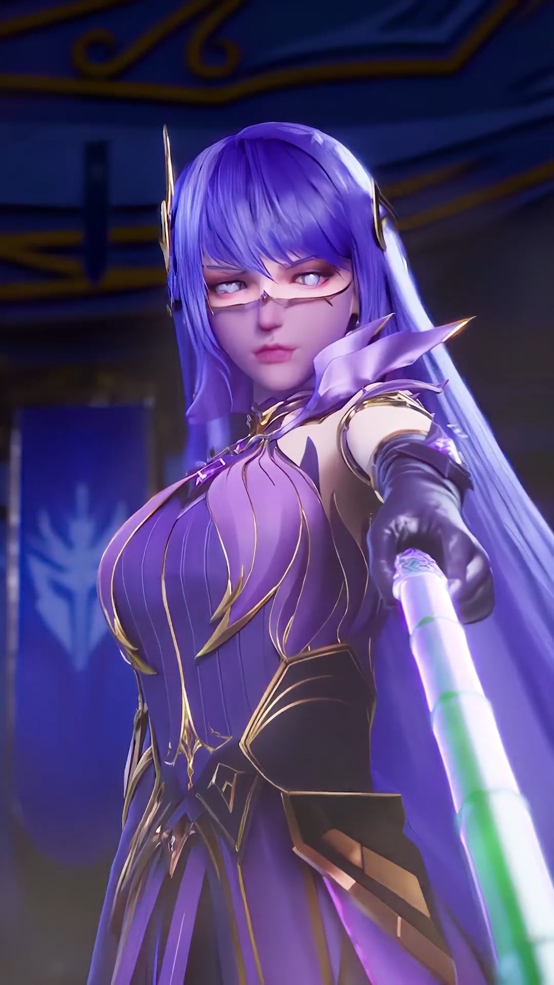 神印王座圣采儿高清动态壁纸:又美又飒 #不得不看的动漫 #高清4k动漫