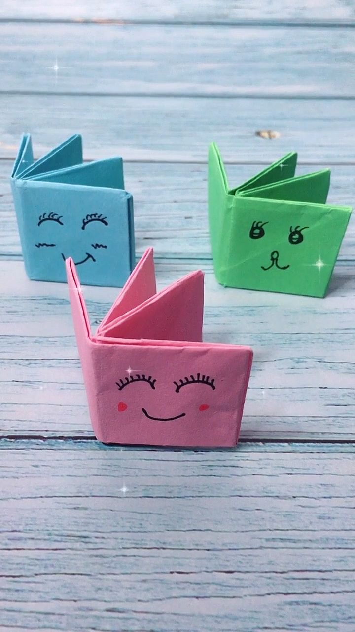 手工折纸#迷你小书本