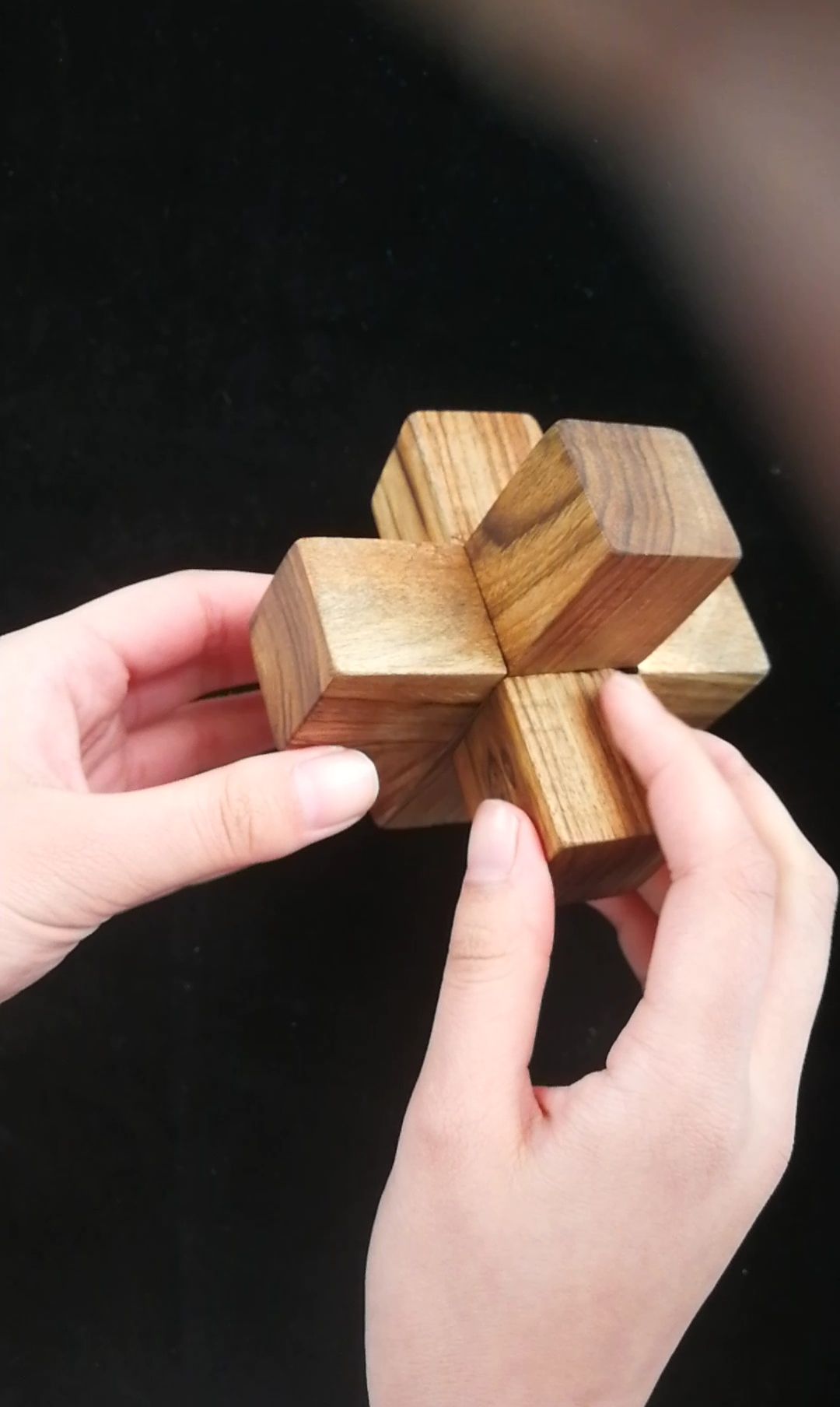 自制三根好汉鲁班锁,惊艳到了没有?