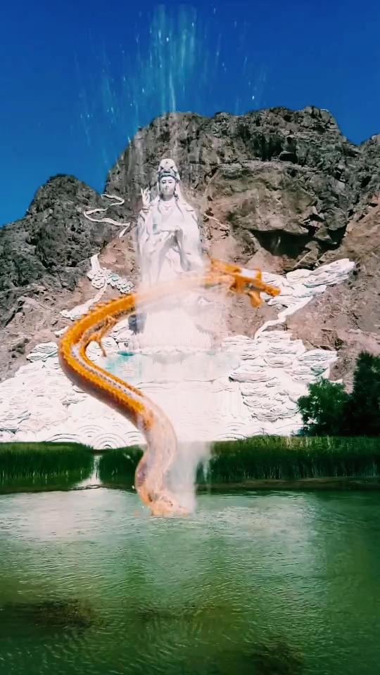 神龙出水,,保佑风调雨顺!!