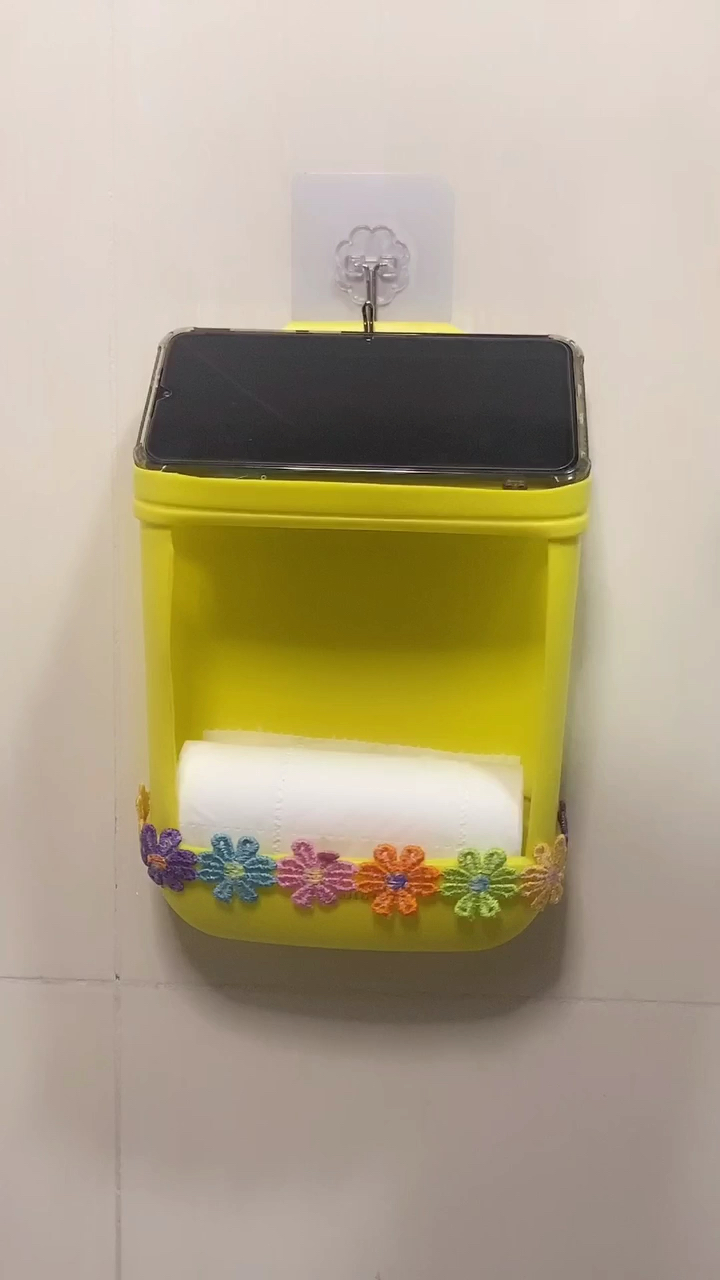 生活小妙招#洗洁精瓶子做个厕所收纳盒,还不错吧
