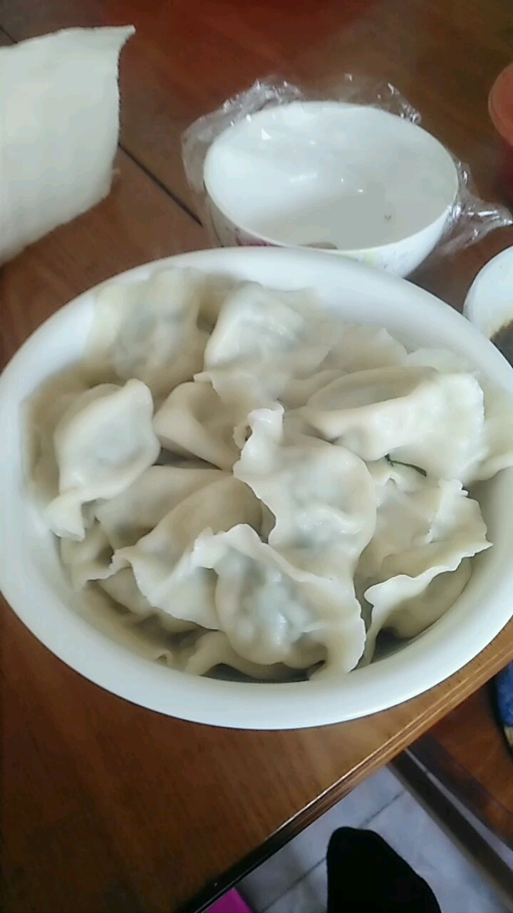 刚出锅的饺子
