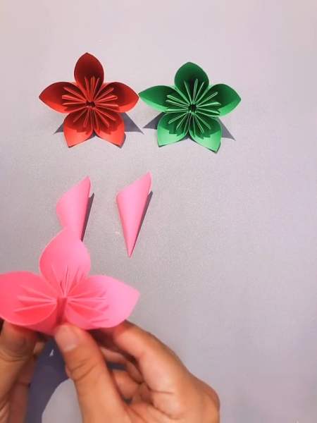 手工折纸#超简单又美丽的紫荆花 ,你学会了吗?