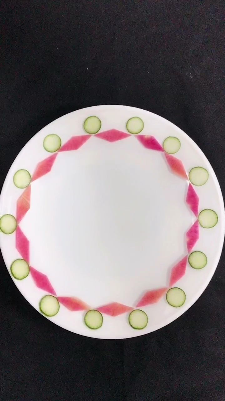 最简单盘饰 一看就会