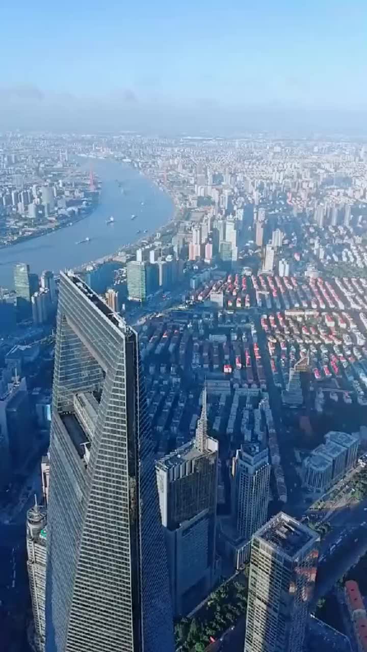 实拍上海的高楼大厦,这琳琅满目的建筑,太壮观了