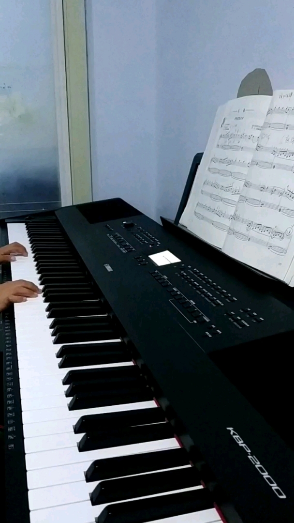 电子琴曲《单簧管波尔卡》,练习中