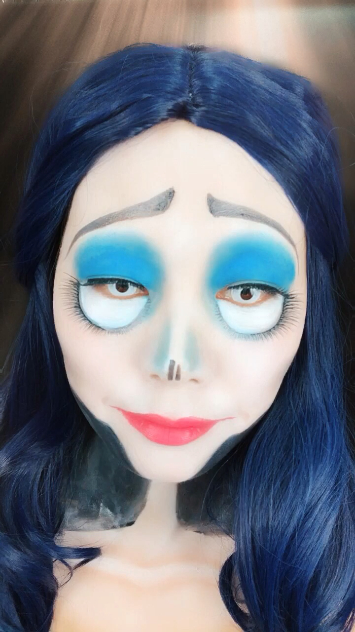 僵尸新娘妆教程分享