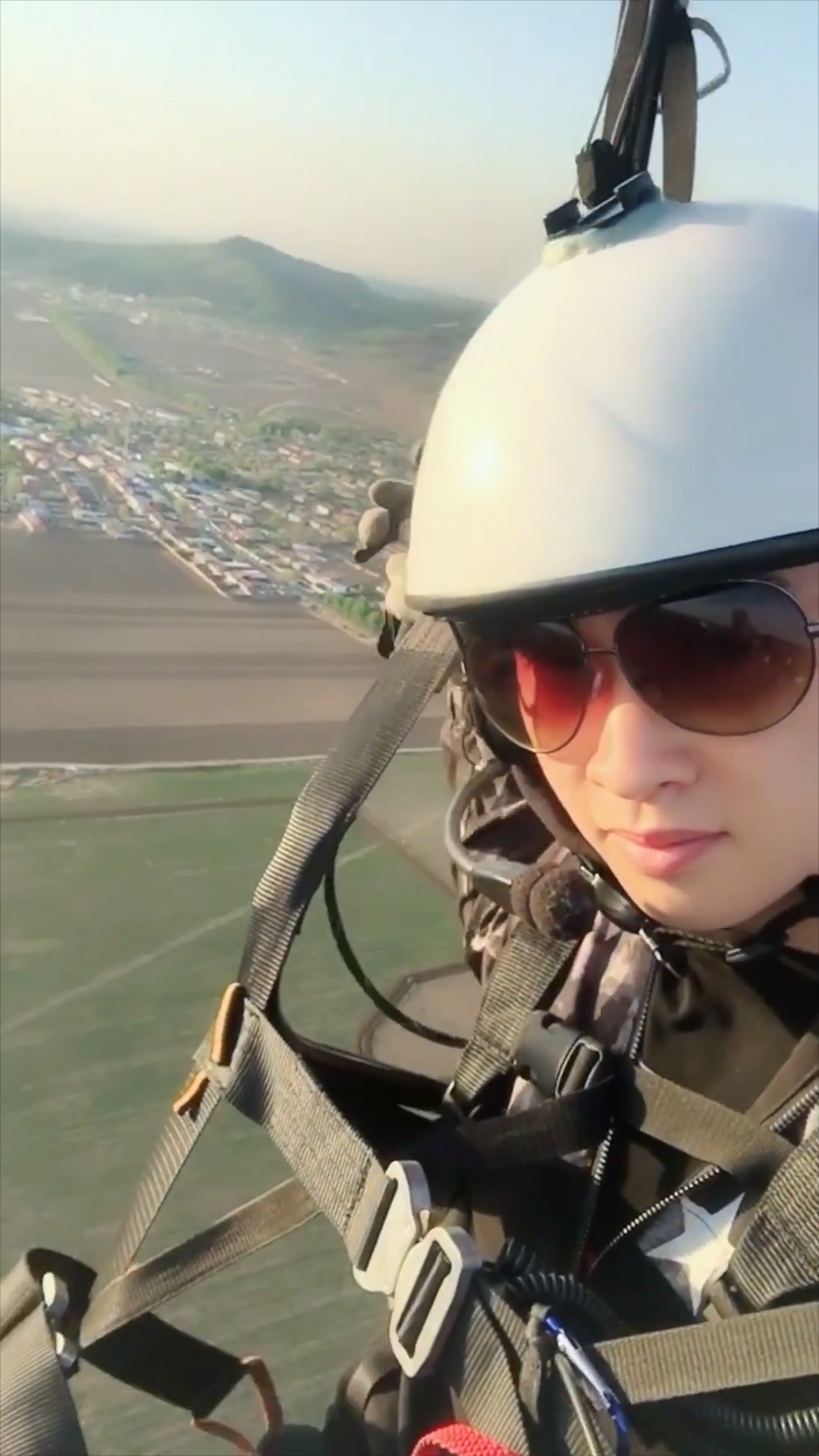 单人动力伞 终于圆梦了