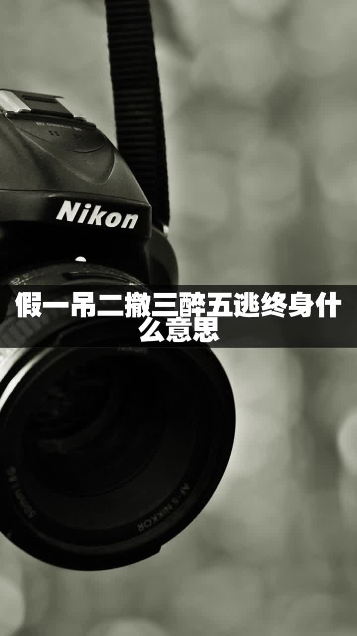 假一吊二撤三醉五逃终身什么意思