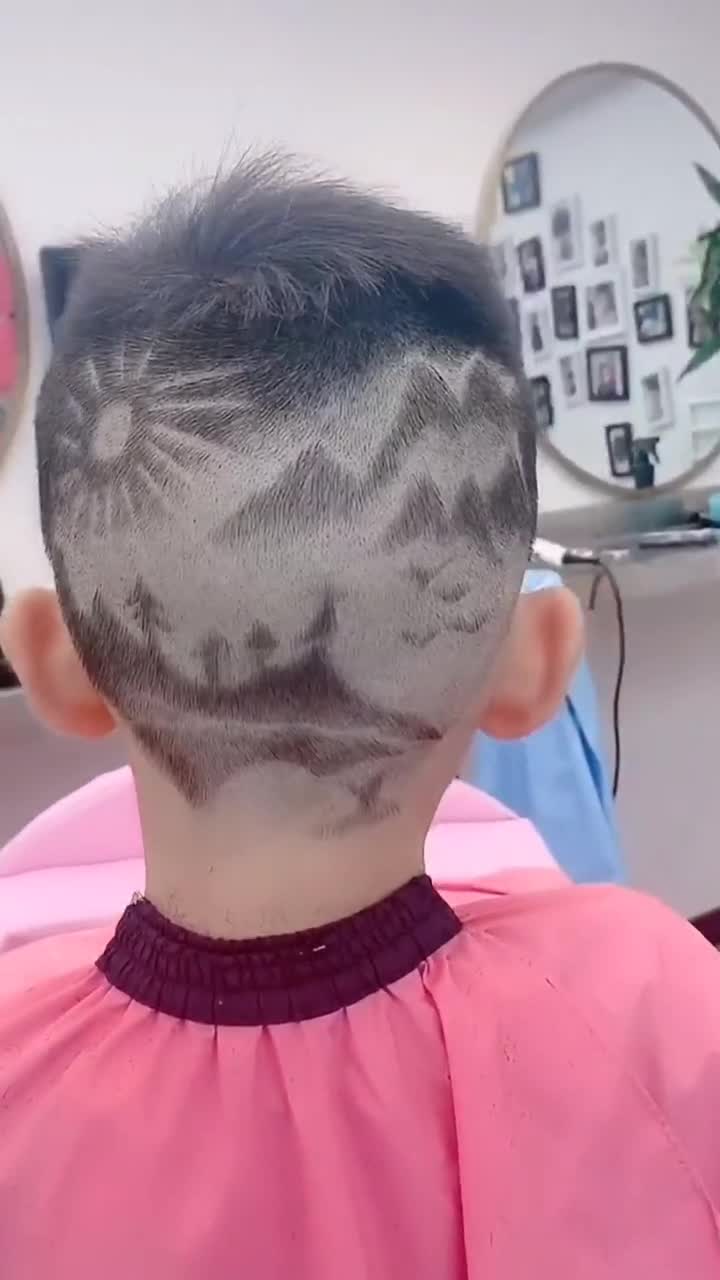 喜欢什么图案,我帮你刻在头上!