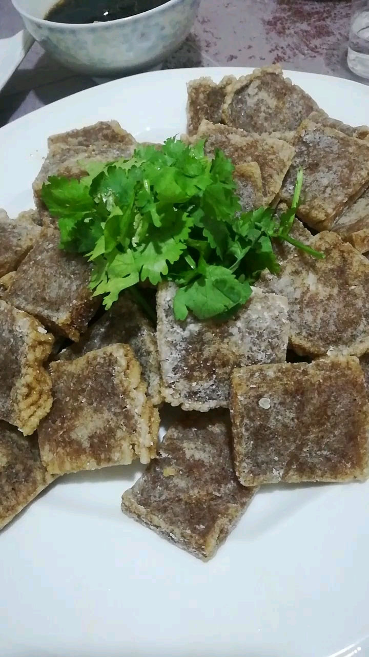 煎皮渣,好吃的很!