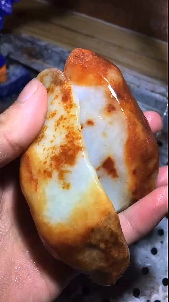 好物推荐#大马坎手把件件料,两件一起走,需要重新抛光一下了,放了快