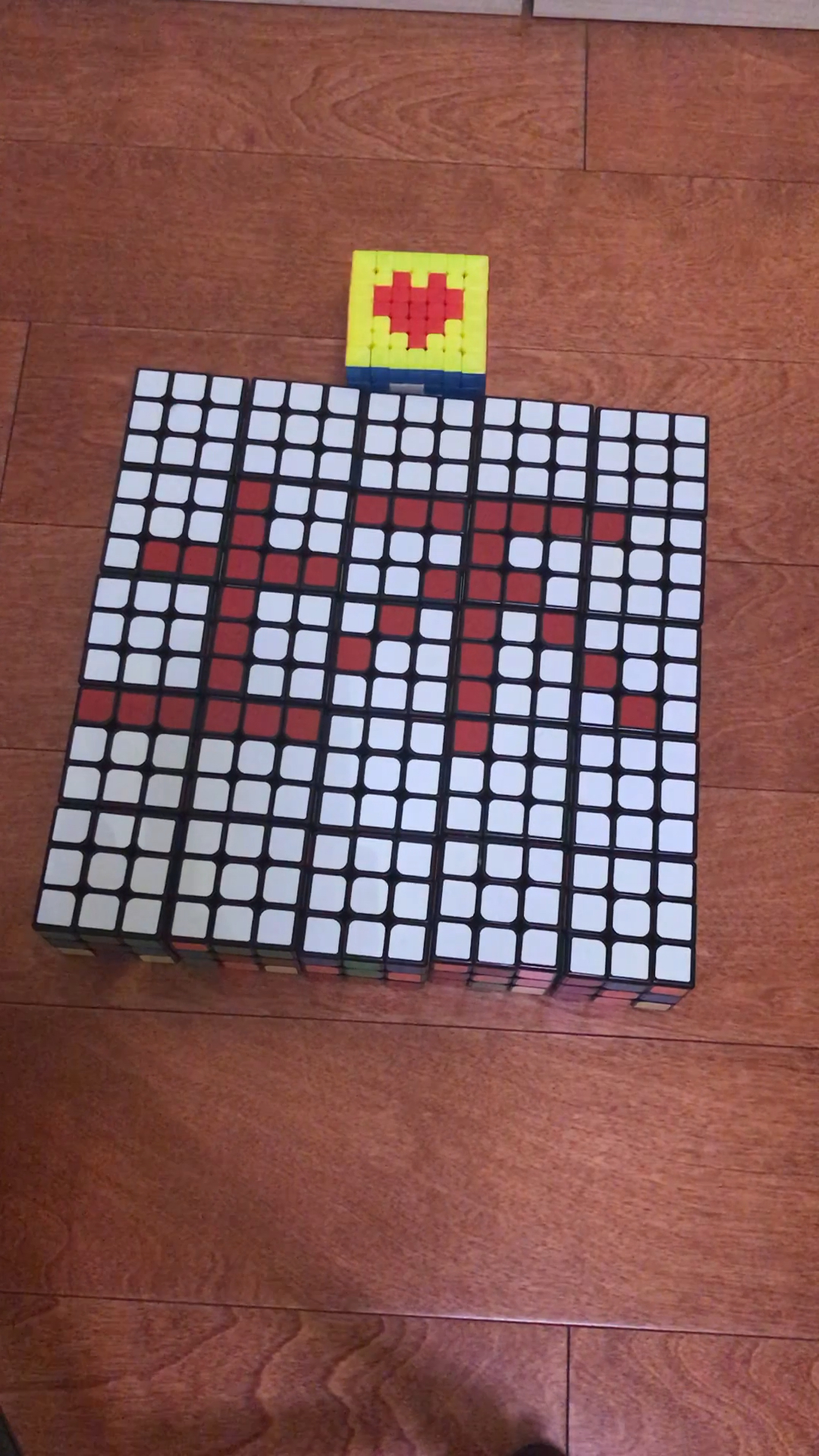 三阶魔方拼字一个坏,坏坏惹人爱