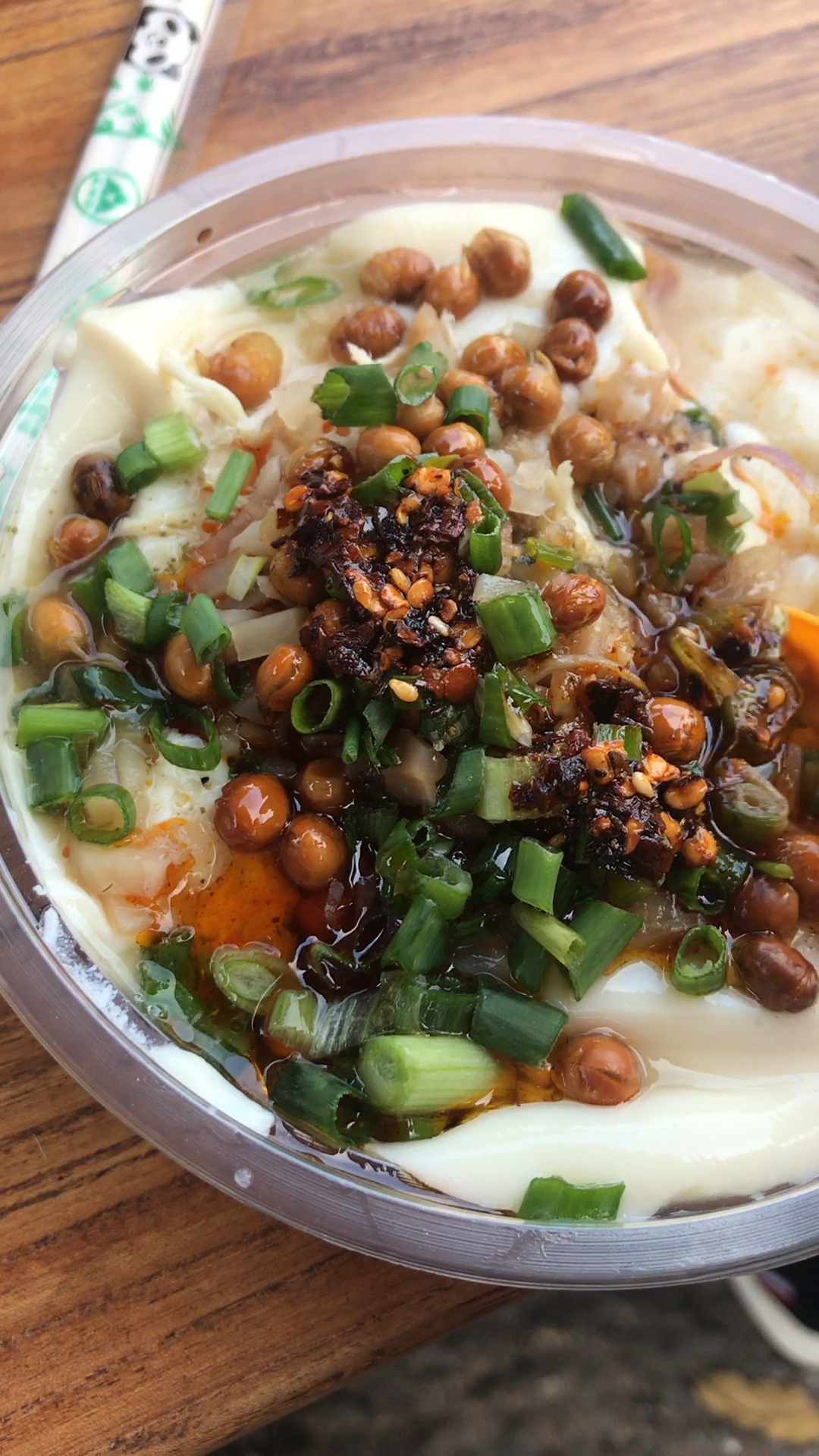 最美人间四月天#麻辣豆腐脑