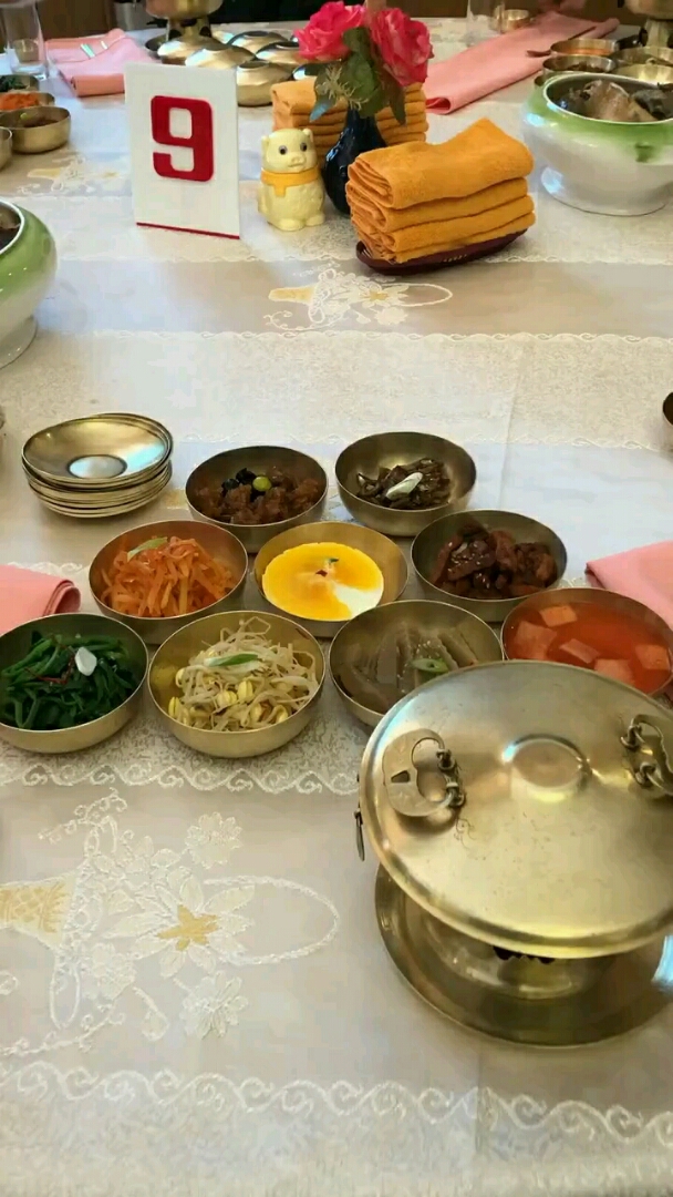 朝鲜的晚餐,太丰盛了