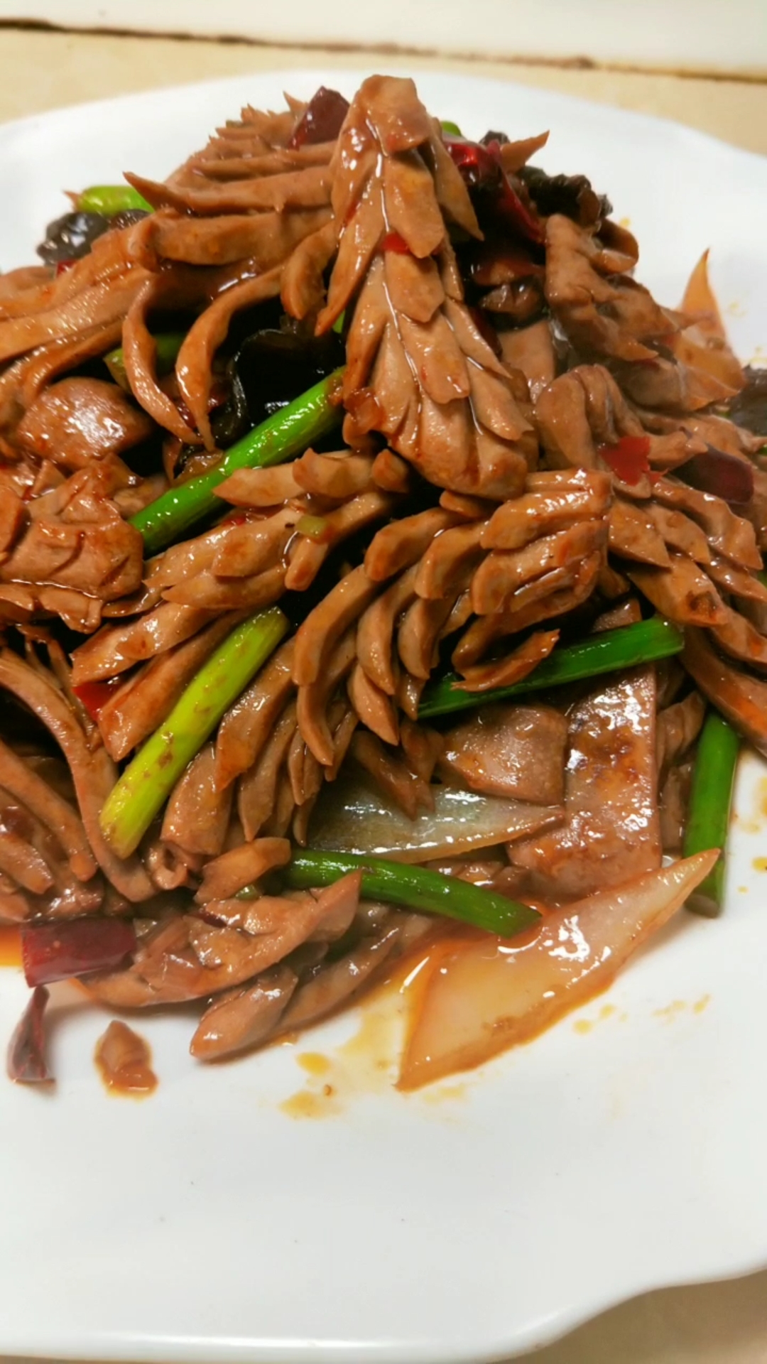 我的秘密食谱#火爆腰花这样做,看着都有食欲!