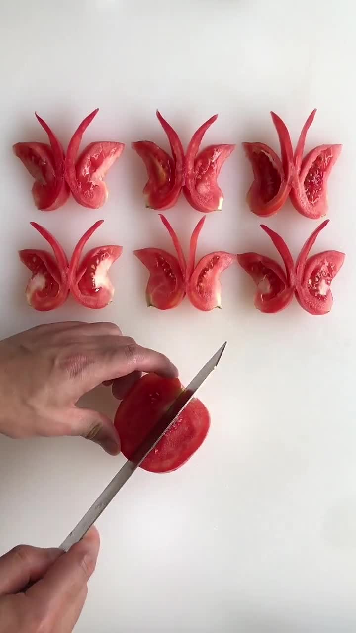 西红柿切法摆盘图片图片