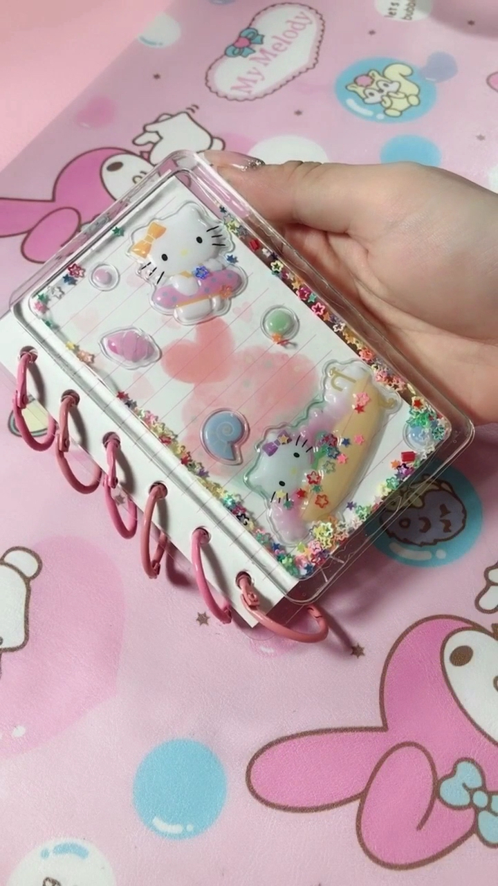 【流沙笔记本】可爱的kitty手账本哦