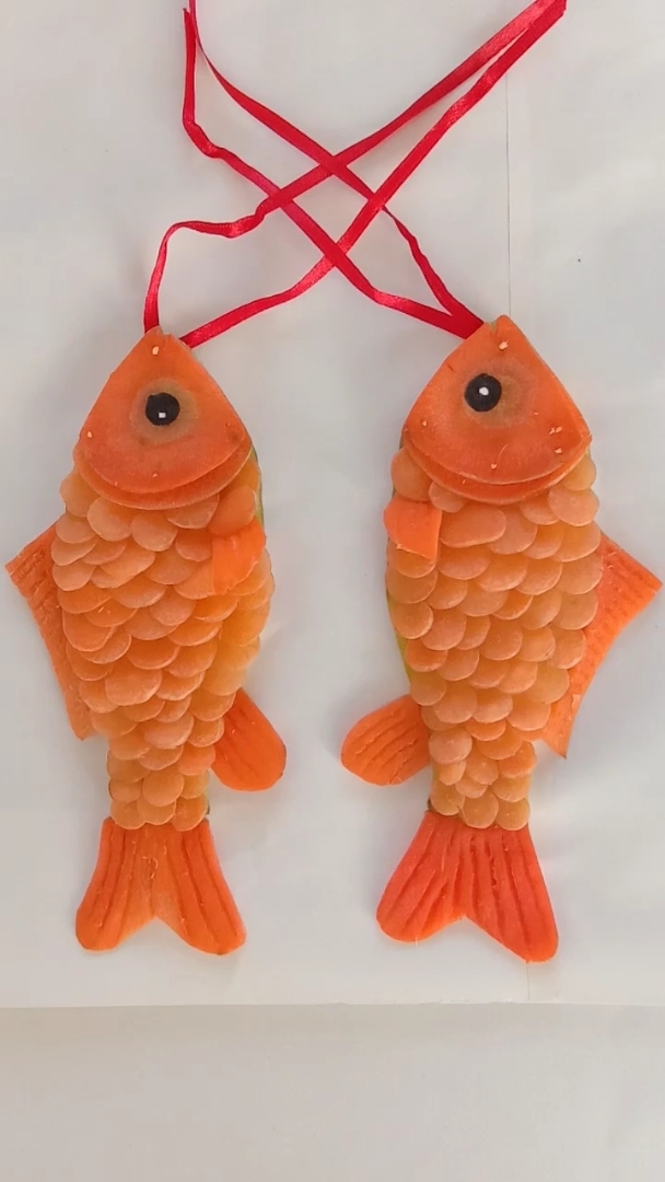 新年新气象#胡萝卜做的鱼,祝大家在新的一年发大财,富贵有余