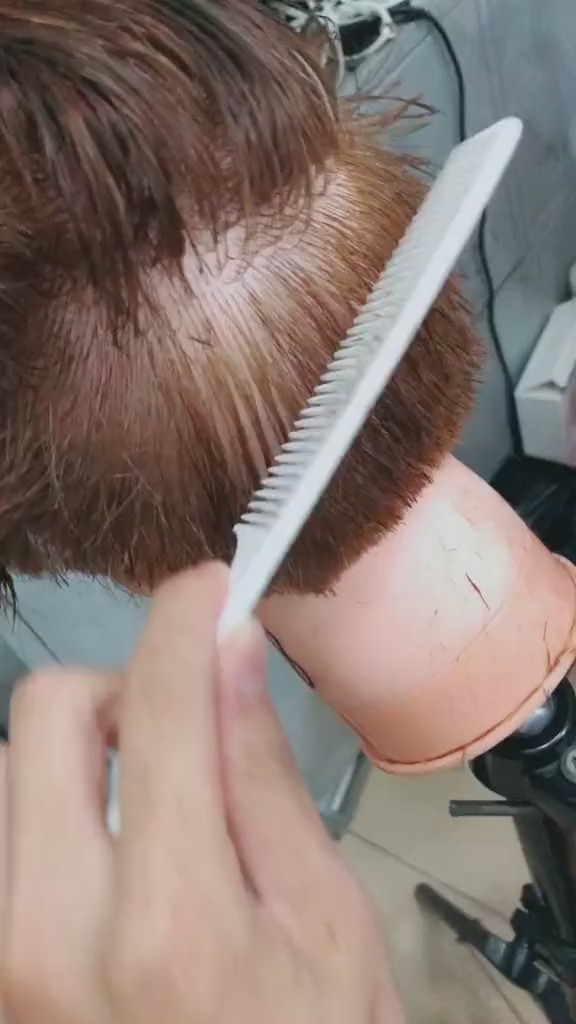 剪头发#男发推边教程需一个学徒
