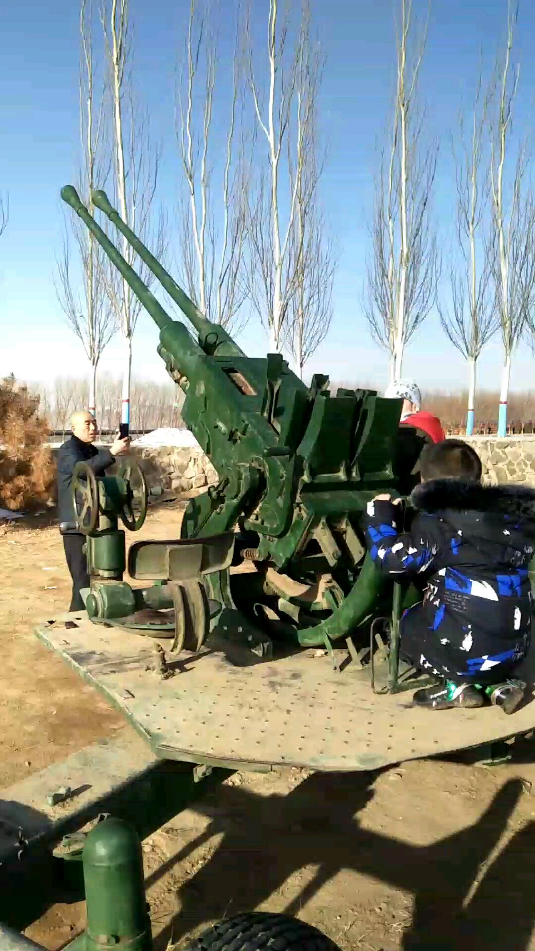 战争年代存下的高射炮