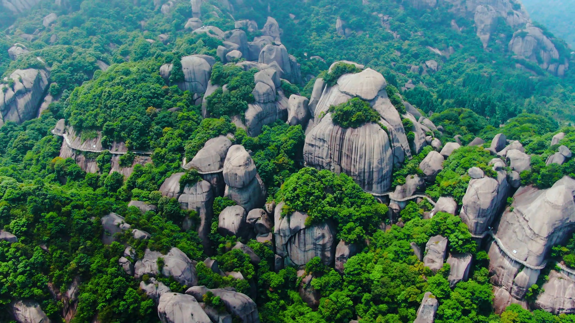 福建省福鼎市太姥山,难以想象的石山风景,身体的折磨视觉的天堂