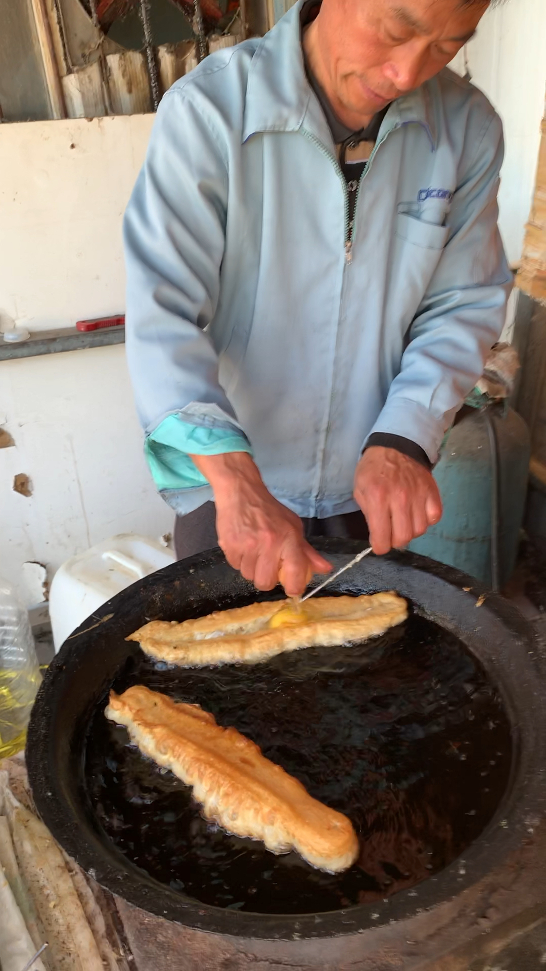 杠子油条加鸡蛋,吃了能考一百分