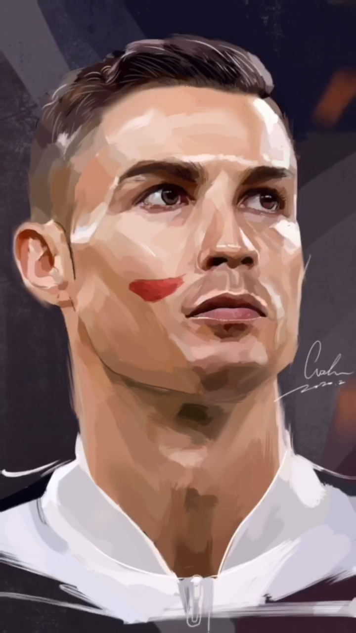 劳动最光荣#天道酬勤,你的偶像是谁#c罗#手绘