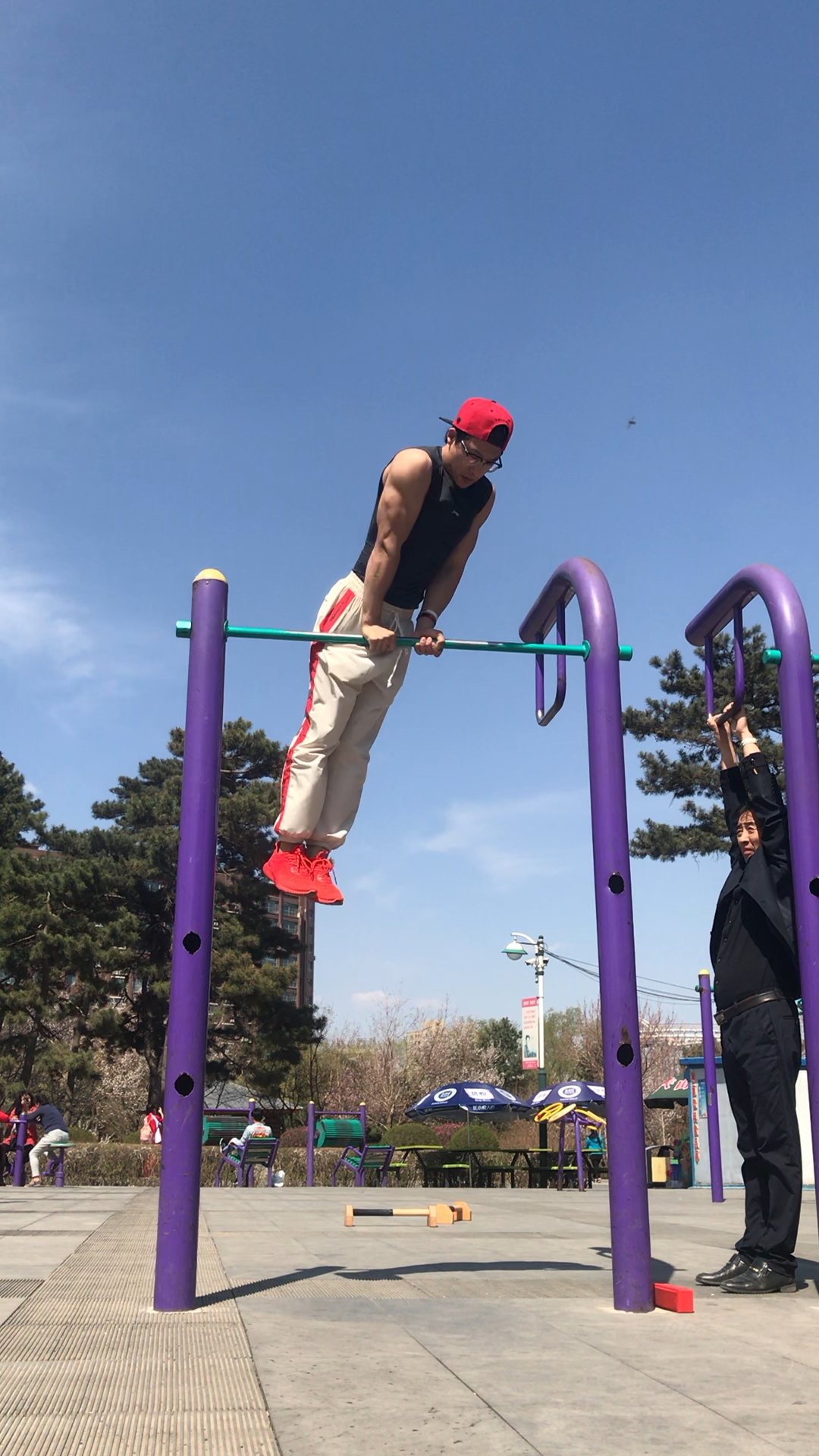 神宠来袭#正反手双立臂!