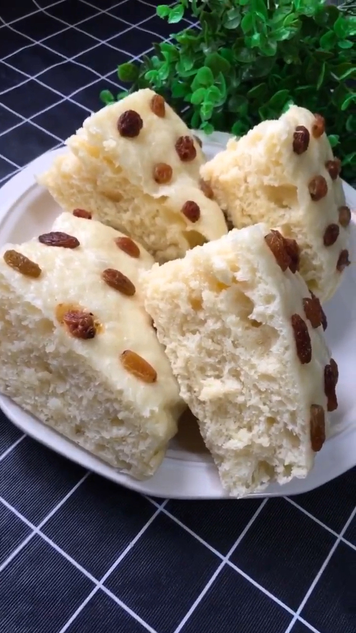 舌尖上的旅行#白面发糕这样做,全家人都爱吃