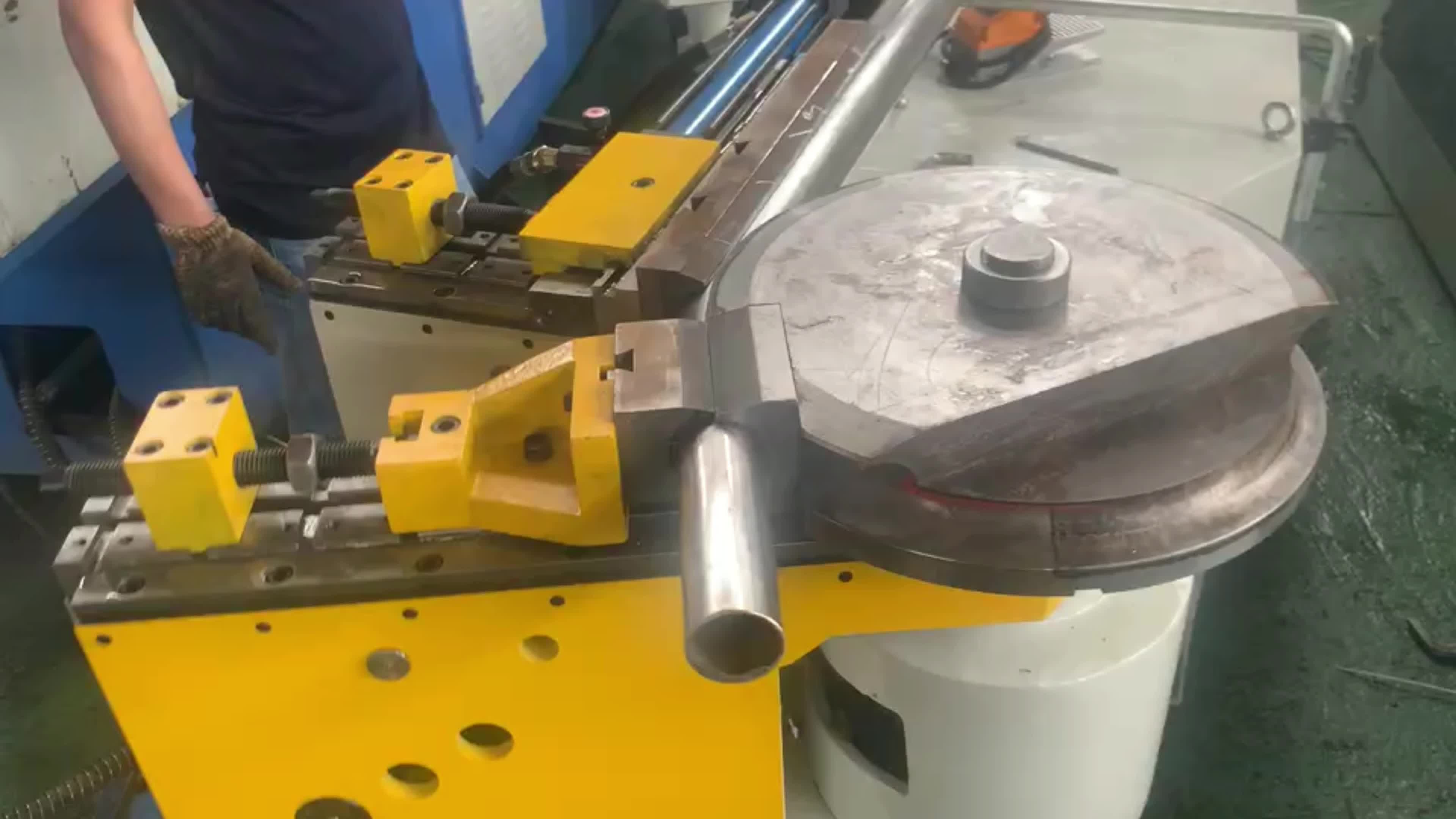 63半自动弯管机不锈钢管180度弯管