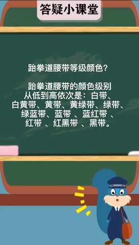 跆拳道腰帶等級顏色? 這就告訴你!