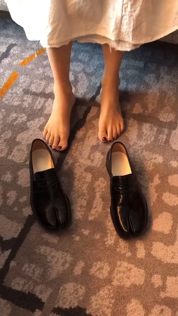 传说中的驴蹄子鞋,不怪不怪,但求一帅