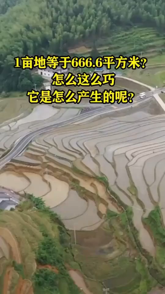 一亩地等于6666平方米怎么这么巧它是怎么产生的呢24204