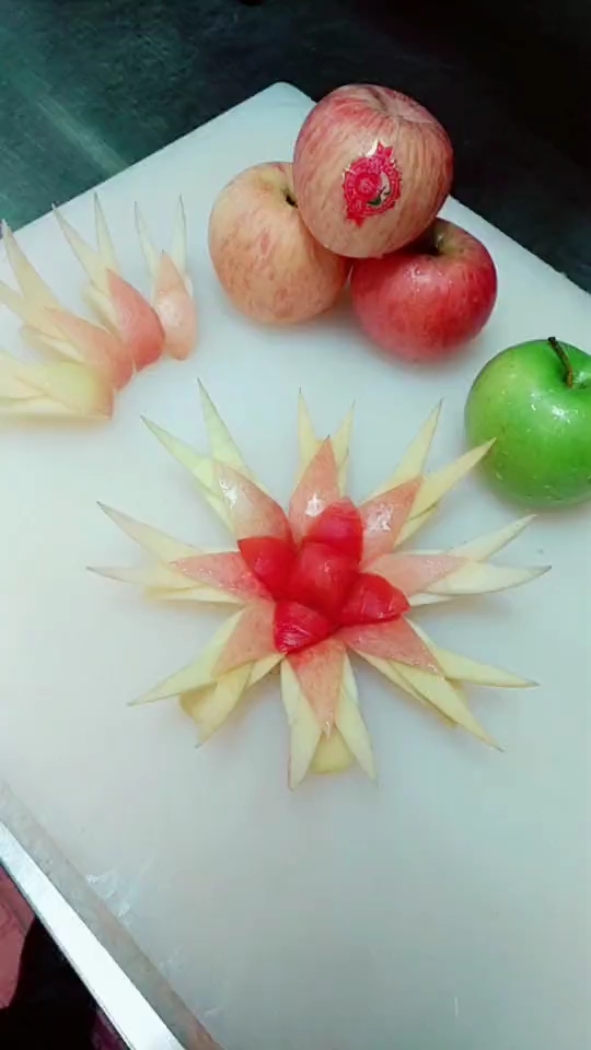苹果切花教程